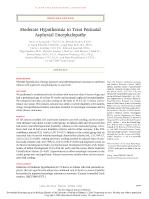 Moderate Hypothermia to Treat Perinatal Asphyxial Encephalopathy
