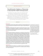 Vinorelbine plus Cisplatin vs. Observation in Resected Non-Small-Cell Lung Cancer