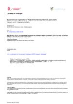 Supramolecular organization of thylakoid membrane proteins in green plants