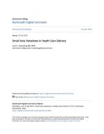 Small Area Variations in Health Care Delivery