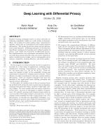Deep Learning with Differential Privacy