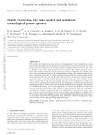 Stable clustering, the halo model and nonlinear cosmological power spectra