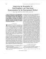 Improving the Readability of Time-Frequency and Time-Scale Representations by the Reassignment Method