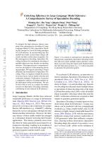Unlocking Efficiency in Large Language Model Inference: A Comprehensive Survey of Speculative Decoding