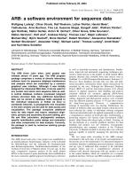 ARB: a software environment for sequence data