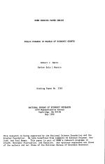 PUBLIC FINANCE IN MODELS OF ECONOMIC GROWTH
