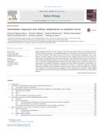 Antioxidant responses and cellular adjustments to oxidative stress
