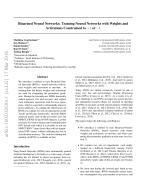 Binarized Neural Networks: Training Neural Networks with Weights and Activations Constrained to +1 or -1