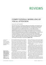COMPUTATIONAL MODELLING OF VISUAL ATTENTION