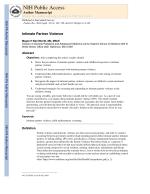 Intimate Partner Violence