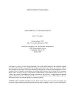 Asset Pricing at the Millennium