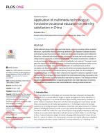 Application of multimedia technology to innovative vocational education on learning satisfaction in China