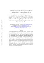 AI-Driven Approaches for Optimizing Power Consumption: A Comprehensive Survey