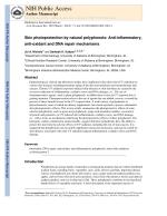 Skin photoprotection by natural polyphenols: Anti-inflammatory, anti-oxidant and DNA repair mechanisms