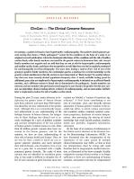 ClinGen — The Clinical Genome Resource