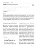 Gut microbiota-derived metabolites tune host homeostasis fate