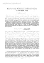 Distorted Gravity: The Intensive and Extensive Margins of International Trade