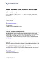 Effects of problem-based learning: A meta-analysis.