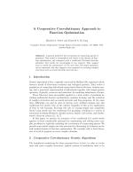 A Cooperative Coevolutionary Approach to Function Optimization