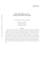 AdS3 Black Holes and a Stringy Exclusion Principle