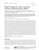 Herbal Therapies for Cancer Treatment: A Review of Phytotherapeutic Efficacy
