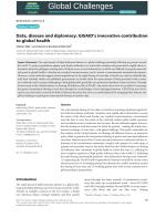 Data, disease and diplomacy: GISAID’s innovative contribution to global health