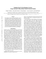 Building End-To-End Dialogue Systems Using Generative Hierarchical Neural Network Models