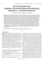 Dominating Sets and Neighbor Elimination-Based Broadcasting Algorithms in Wireless Networks