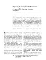 Human Toll-like Receptor 2 Confers Responsiveness to Bacterial Lipopolysaccharide