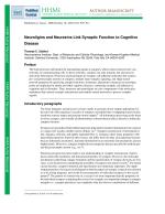 Neuroligins and Neurexins Link Synaptic Function to Cognitive Disease