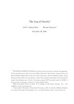 The Log of Gravity