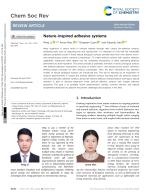 Nature-inspired adhesive systems