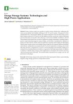 Energy Storage Systems: Technologies and High-Power Applications