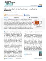 A Comprehensive Analysis of Luminescent Crystallized Cu Nanoclusters