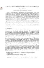 A Machine-Oriented Logic Based on the Resolution Principle
