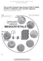 Mesocrystals: Inorganic Superstructures Made by Highly Parallel Crystallization and Controlled Alignment