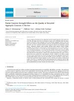 Parent Concrete Strength Effects on the Quality of Recycled Aggregate Concrete: A Review