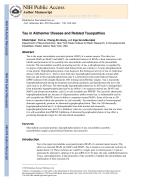 Tau in Alzheimer Disease and Related Tauopathies