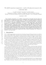The QCD transition temperature: results with physical masses in the continuum limit