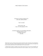 Technical Change, Inequality, and The Labor Market