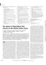 The Impact of Agricultural Soil Erosion on the Global Carbon Cycle