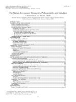 The Genus Aeromonas: Taxonomy, Pathogenicity, and Infection
