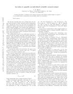 An index to quantify an individual's scientific research output