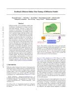 Feedback Efficient Online Fine-Tuning of Diffusion Models