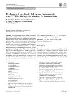 Development of Low-Density Polyethylene Nanocomposite with CNT Fibre Via Injection Moulding: Performance Study