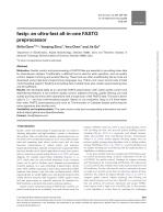 fastp: an ultra-fast all-in-one FASTQ preprocessor