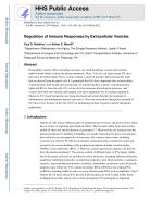 Regulation of Immune Responses by Extracellular Vesicles