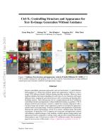 Ctrl-X: Controlling Structure and Appearance for Text-To-Image Generation Without Guidance