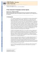 X-Ray Computed Tomography Contrast Agents