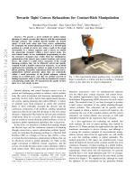 Towards Tight Convex Relaxations for Contact-Rich Manipulation